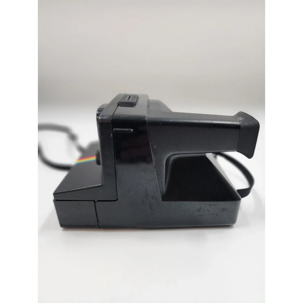Polaroid Time-Zero OneStep Land Camera Vintage Rainbow Stripe Black SX-70 Film